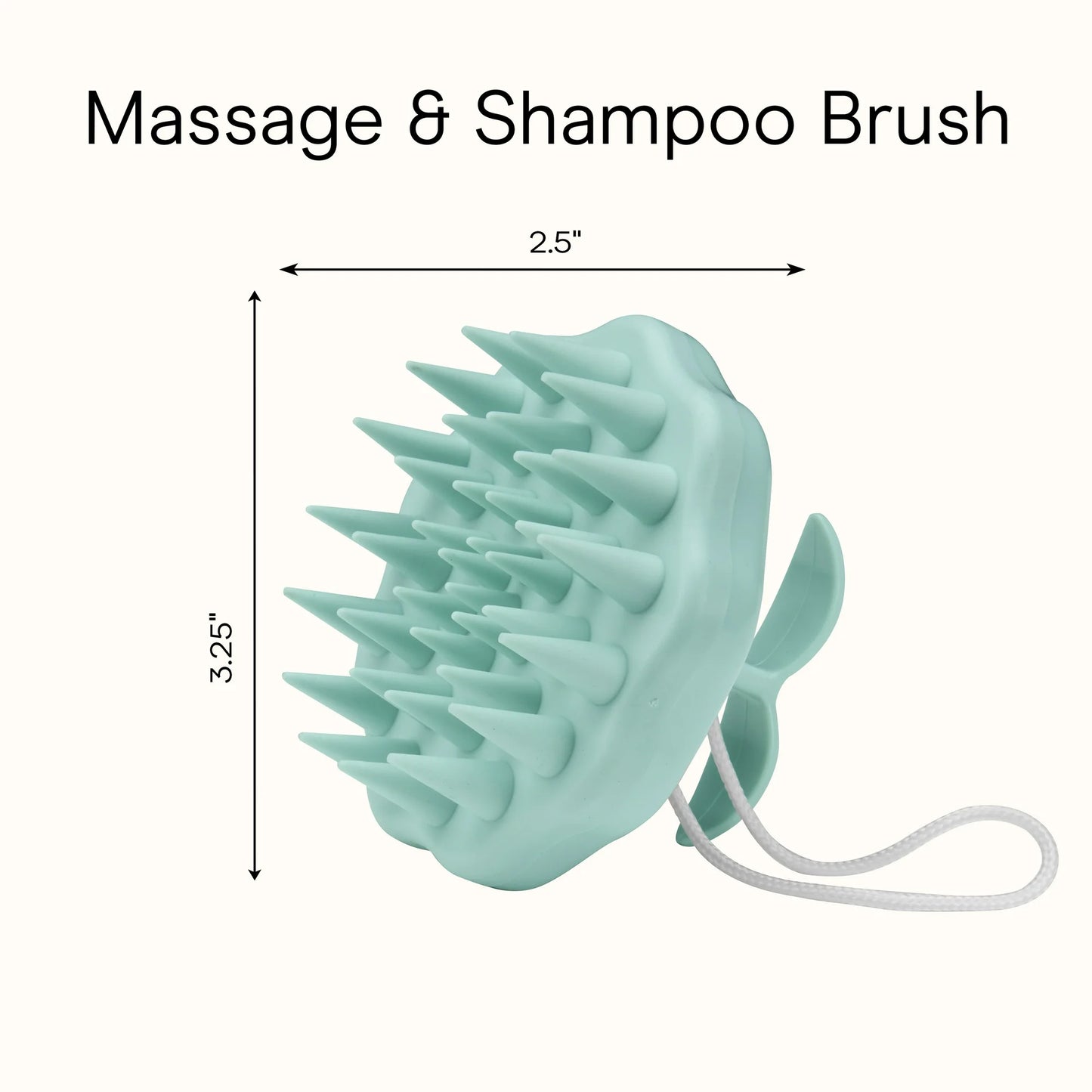 Brosse à main pour massage du cuir chevelu et shampoing pour tous les types de cheveux