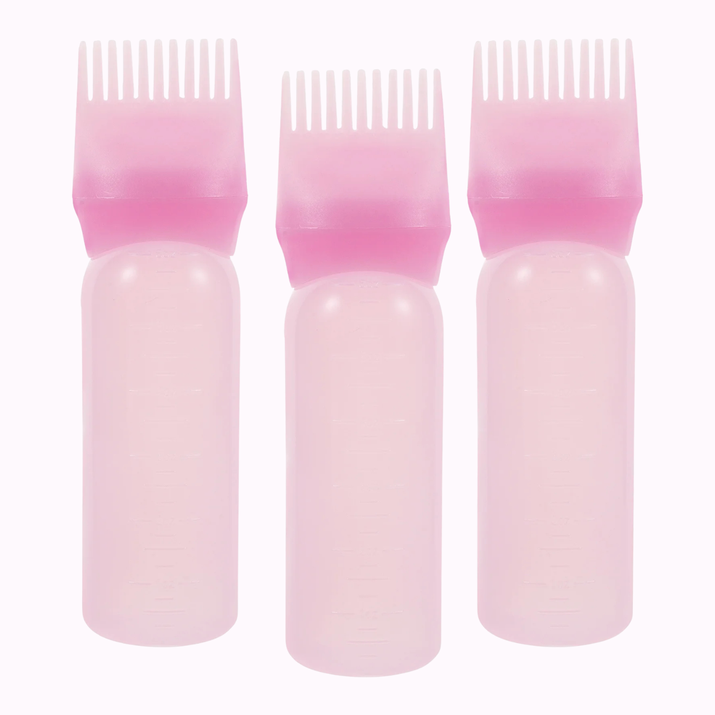 Ensemble de bouteilles de peigne applicateur d'huile et de teinture capillaire